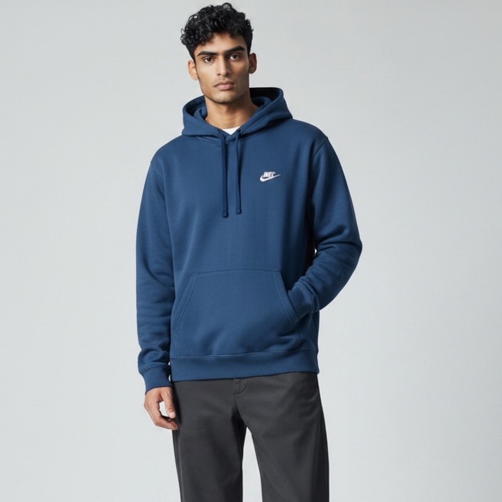 Nike Essential Hoodie Dark‎ Turquoise Pullover Sweatshirt Men’s Medium